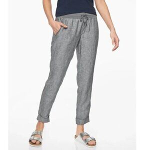 ATHLETA Bali Linen Pants Gray Size 4